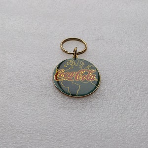 ヴィンテージ コカコーラ キーホルダー ゴールドメッキ 美品、送料無料