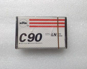 C-60 Elta Rare vintage audio cassette blank tape sealed  Made in W. Germany , New , Factory Sealed , Free Worldwide Shipping