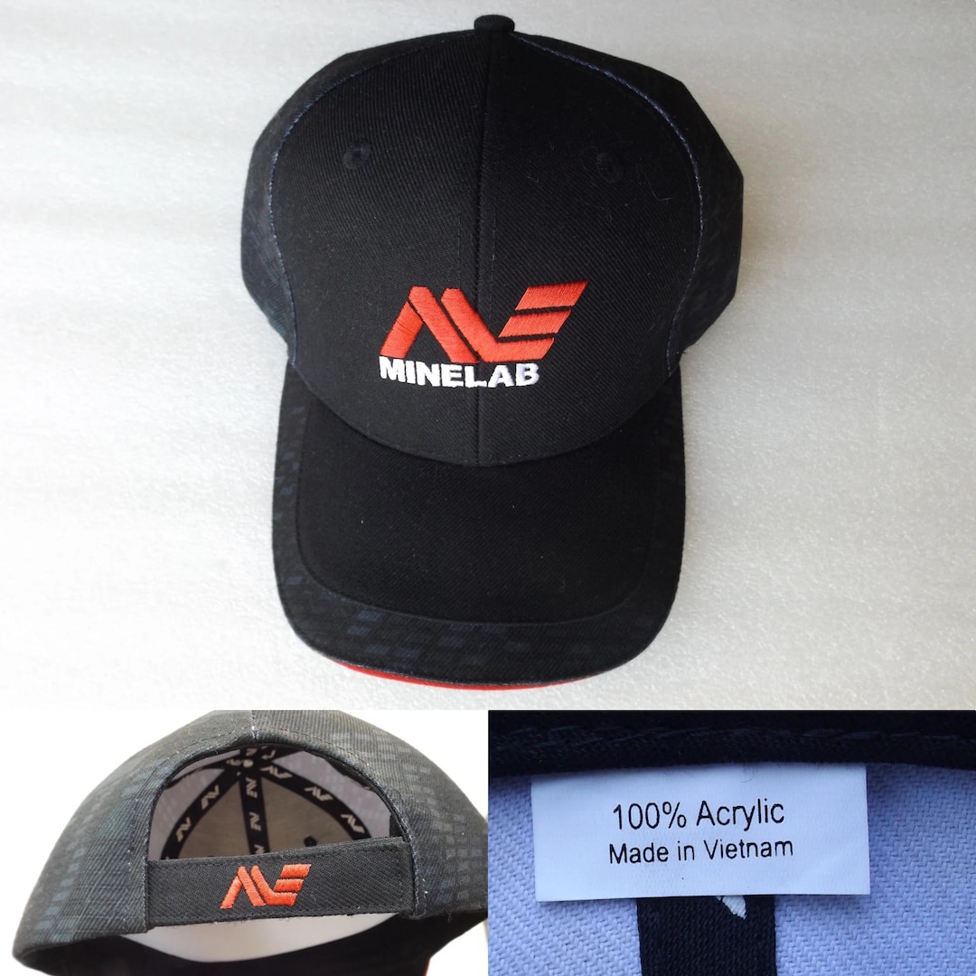 NEW Black Edition Minelab Metal Detector Baseball Cap Hat Embroidered ...