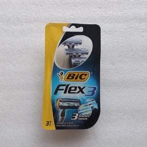 Bic カミソリ フレックス 3 アロエ＆ビタミン E、3 個パック、新品、未開封、世界中に送料無料