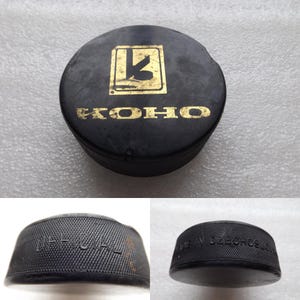 Vintage Koho Official Hockey Puck , Made in Czechoslovakia 1970s, Free Worldwide Shipping