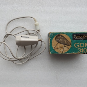 Vintage Microphone Grundig GDM 310 , In Original Box , Made in Germany , Free Worldwide Shipping image 1