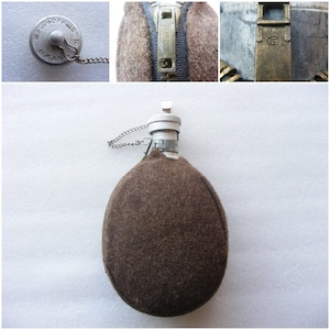 Vintage Canteen, Water Canteen, Military Canteen, Cold Water Type Flask, Aluminum Canteen, Military Water Bottle, FREE SHIPPING