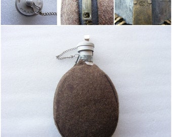 ステンレススチール製ミリタリー水筒 - アンティーク