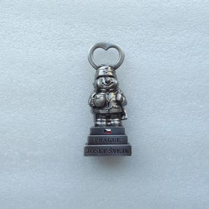 Vintage Bottle Opener , Czech Republic , Prague , Josef Švejk Statue , Bar Accessories , Decor , Gift Style , FREE SHIPPING