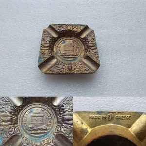 Vintage Ashtray Advertising BAVARIA BIER , Made in Italy , Free Worldwide Shipping