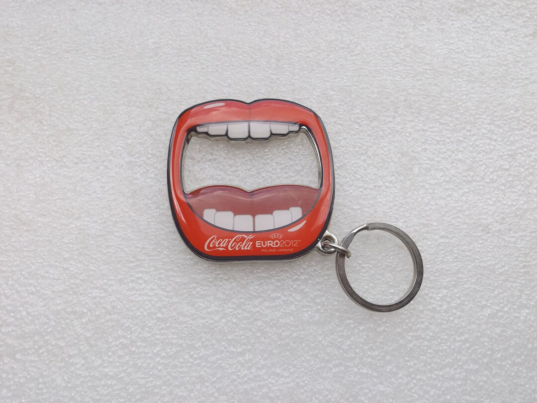 Coca Cola Collectable Key Chain Ring Bottle Opener UEFA Euro 2012 ...