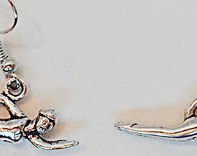 SWIMMING EARRINGS, Swimming Jewelry, Swimming, Jewelry for Swimmer