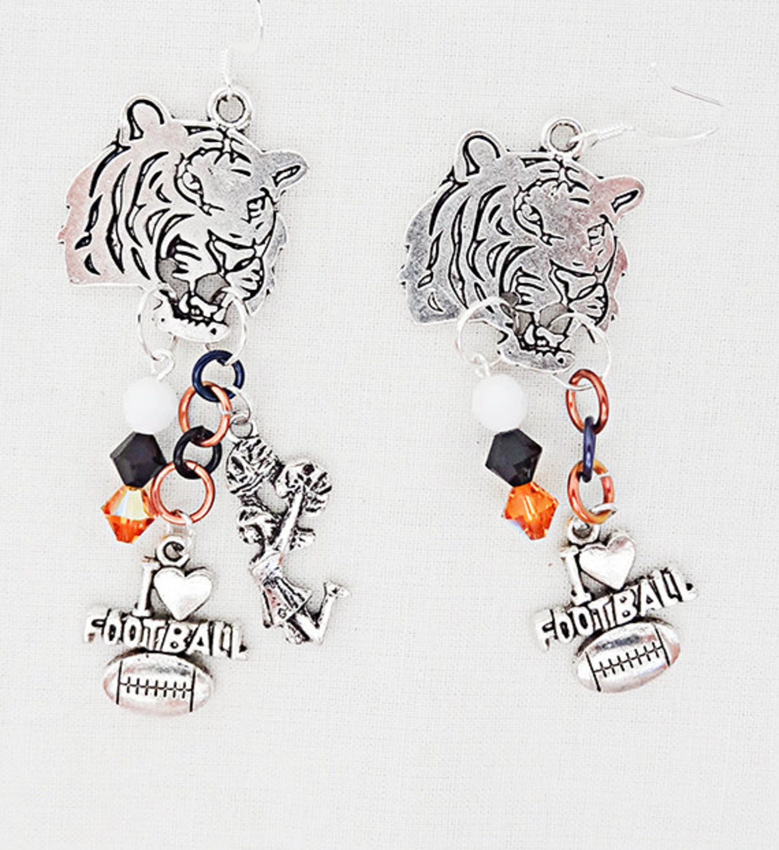 FOOTBALL EARRINGS Football Jewelry Charm Earrings Charm Etsy