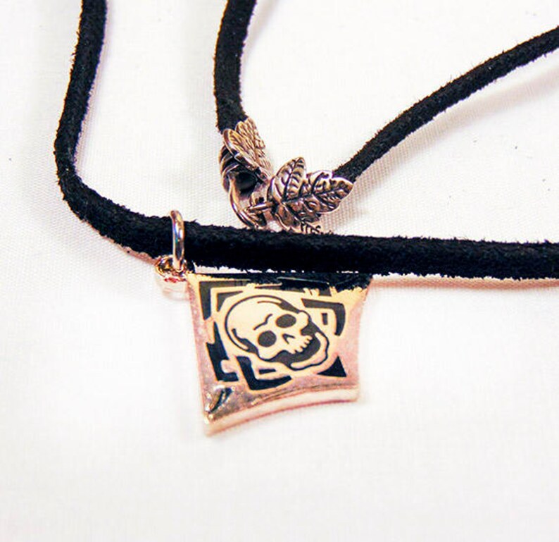 MEN'S SKULL Necklace Skull Necklace Skull Jewelry Etsy