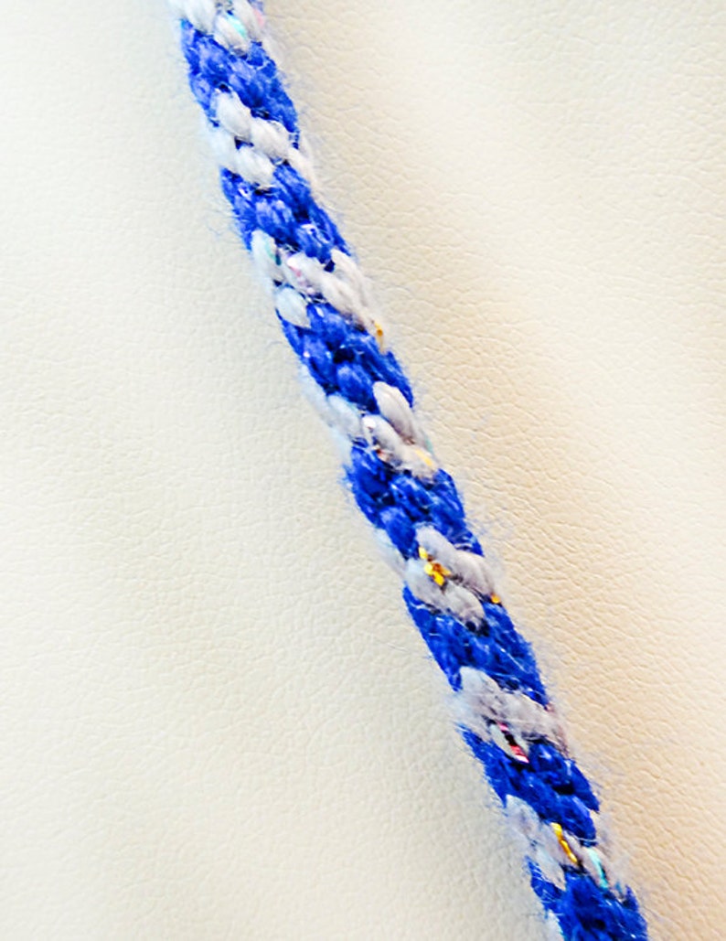 cross jewelry cross kumihimo necklace 0919 Cross necklace yarn cord kumihimo cord kumihimo kumihimo jewelry square cross