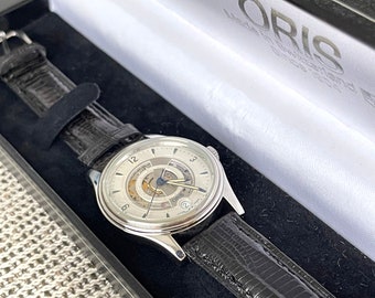 ORIS Classic Skelton 7481 Automatic Men's Vintage Watch - Etsy Polska