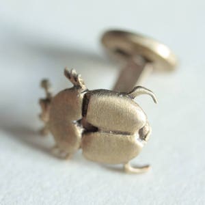 Shirt cufflinks "scarab" - no me moleste mosquito