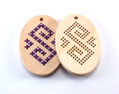 Cross stitch blanks unfinished wooden supply for stitch cross stitching etnographics ornament