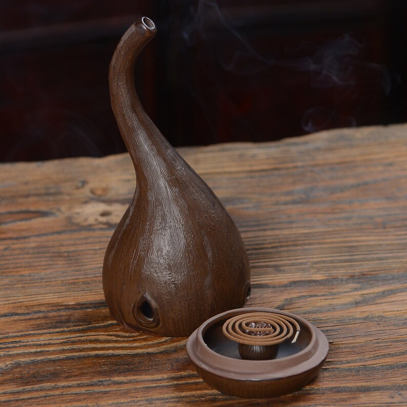 Chinese Traditional Incense Holder Aroma Scent Burner Sculpture Figurine