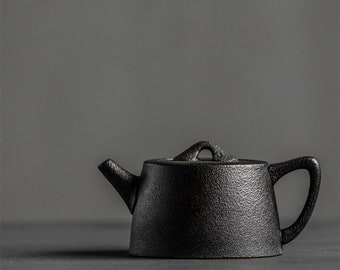 DehuaYao porcelain teapot black ceramic tea pot
