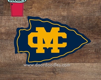 Mississippi College custom door hanger