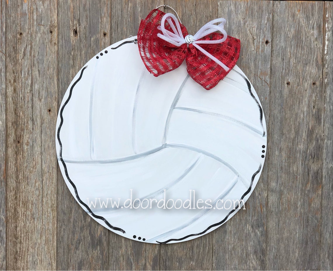 Volleyball Door Hanger Front Door Decoration Hanger Hanging - Etsy