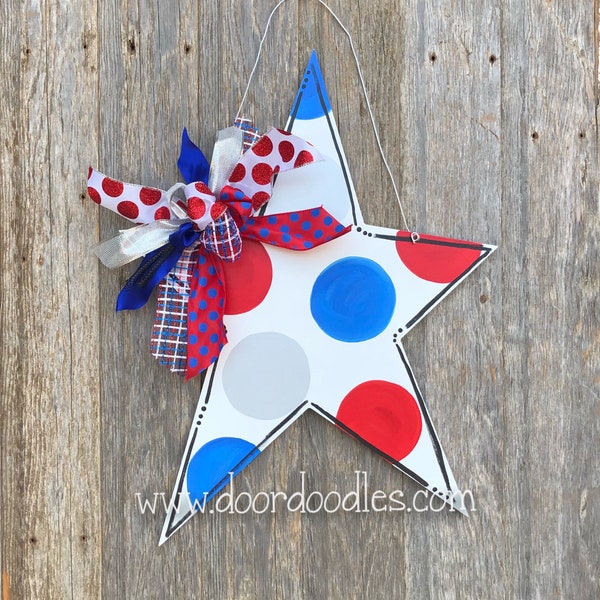 Fourth of July Door Decorations - Etsy
