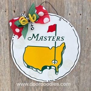 Masters Golf ball door hanger