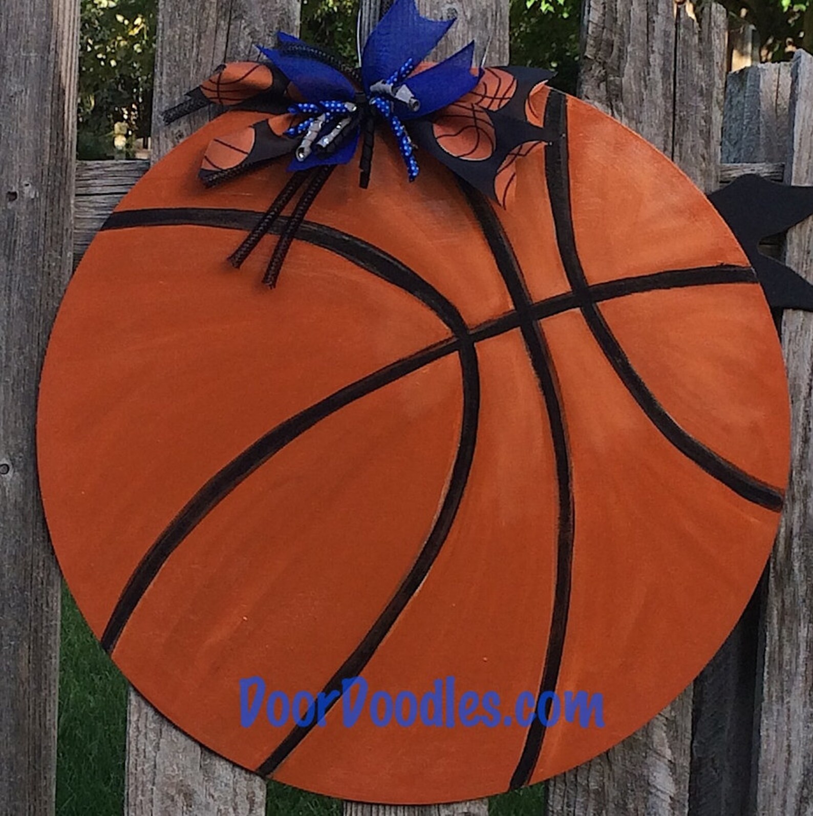 Basketball Front Door Decoration Hanger Hanging Wreath Etsy