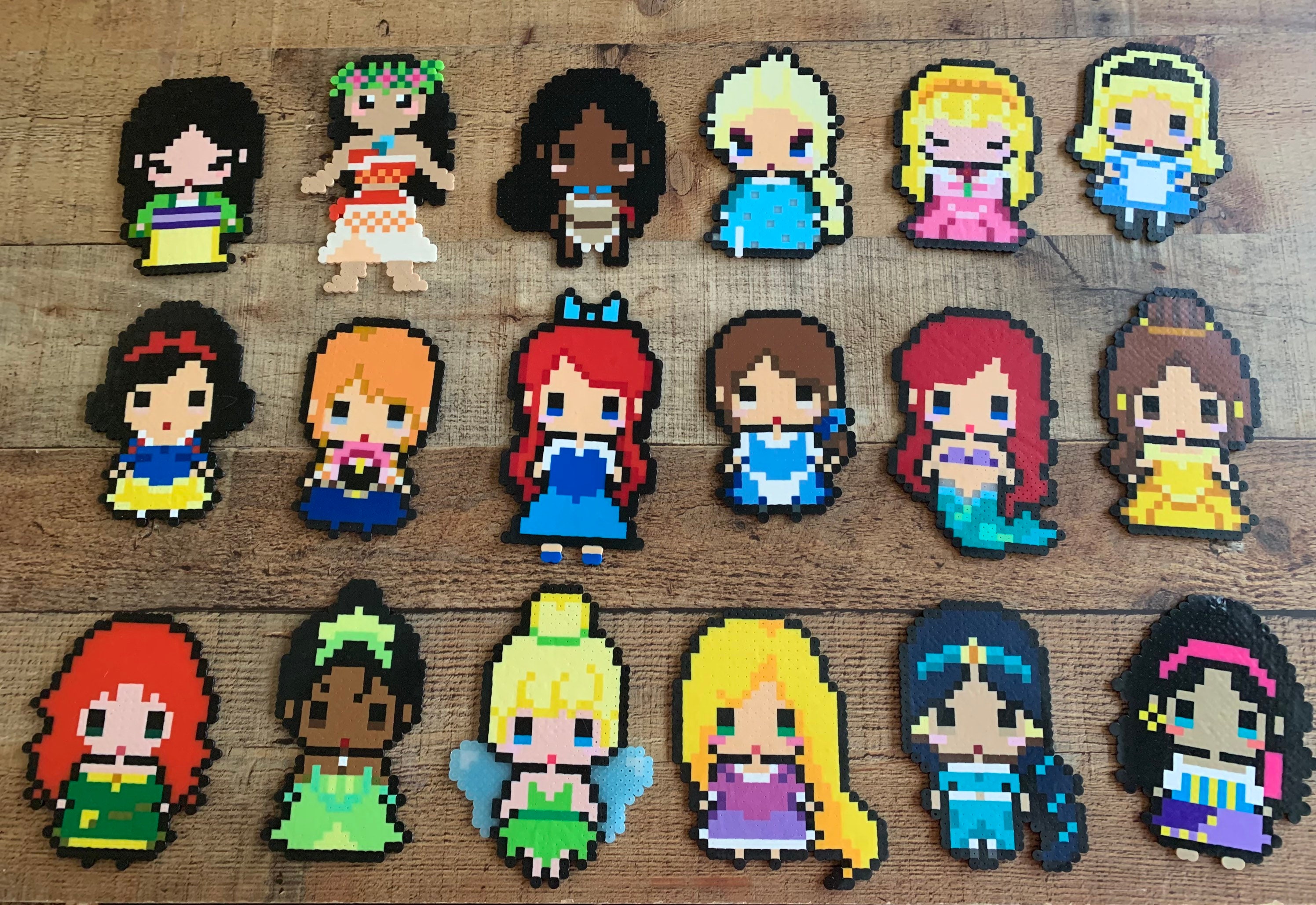 Princess Perler Beads | Etsy