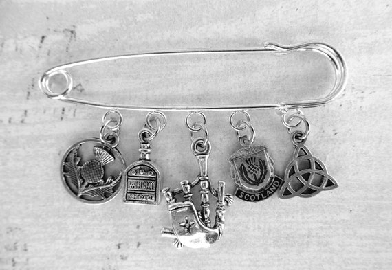 Cardo Escocés Colgante Collar Joyería Broche Pulsera Outlander temática UK