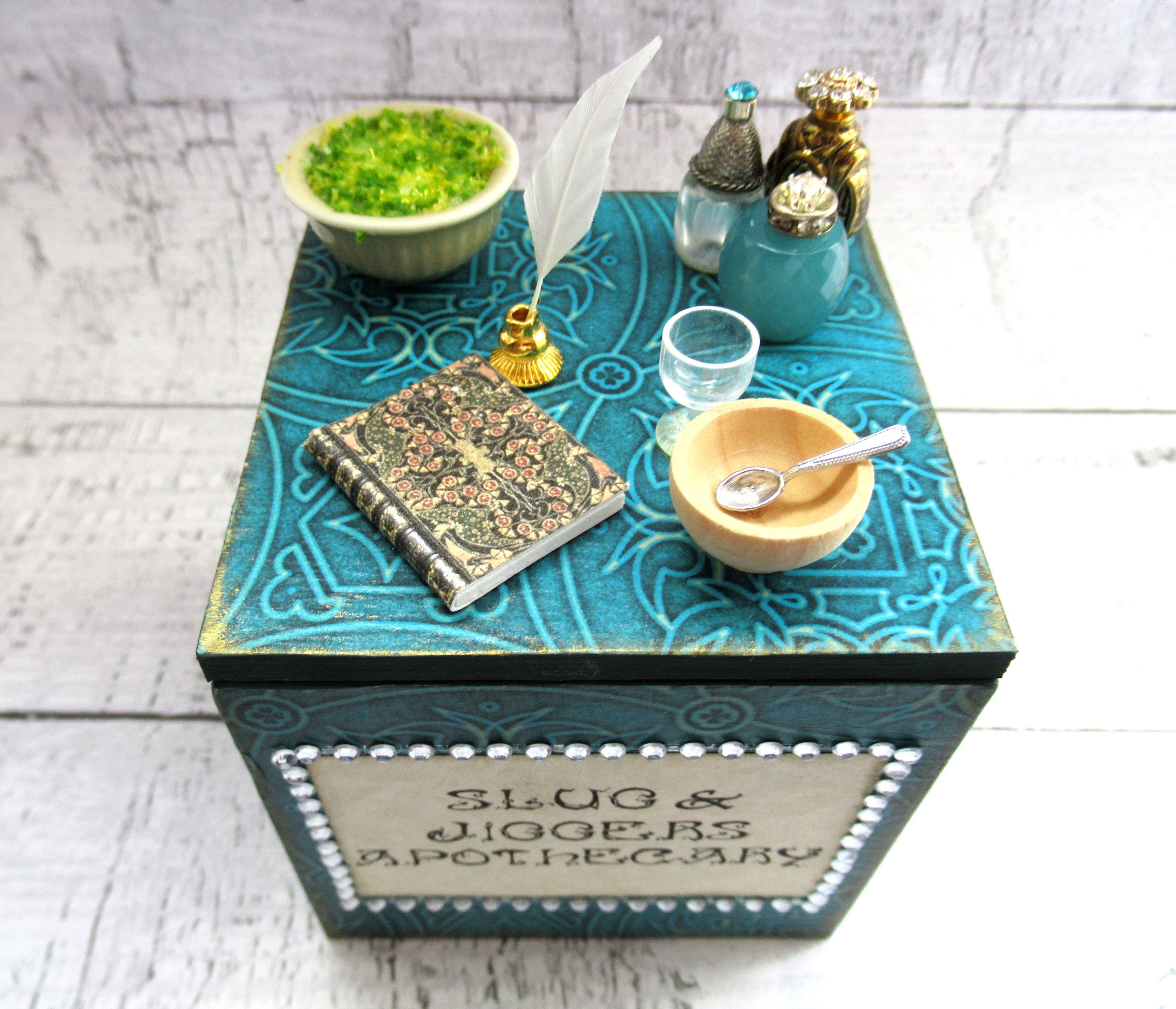 Witchcraft Wicca Magic Love Potion Shop Trinket Gift Jewelry Box
