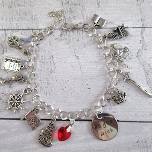 Princess Bride Themed Charm Bracelet With 15 or 17 Charms