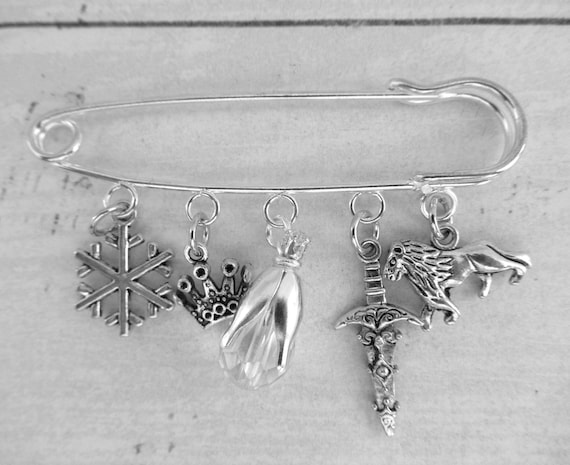 Narnia Lion Witch And Wardrobe Themed Charm Kilt Pin Brooch Etsy