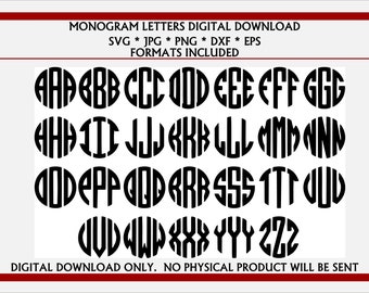 Download Monogram Svg Etsy