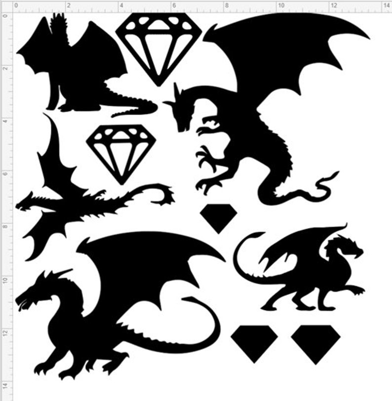 Dragons Window Cling. Fantasy Sun Catcher. Rainbow Prism Decoration. Static Clings. 10…, photo 10 of 10