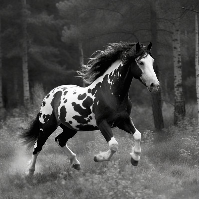 Hand Drawn Horse Illustration: Equine Art Print (Digital Download), photo 2 of 2
