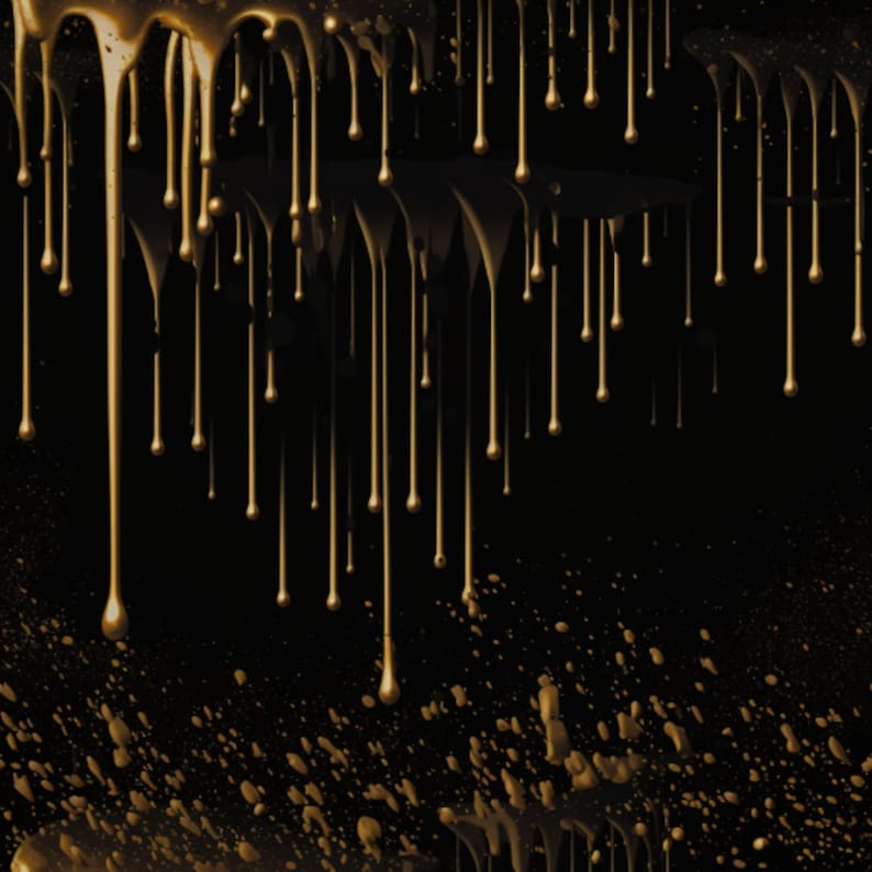 Black and Gold Art Deco Seamless Pattern: Scrapbook Paper (Digital Download), photo 9 of 10