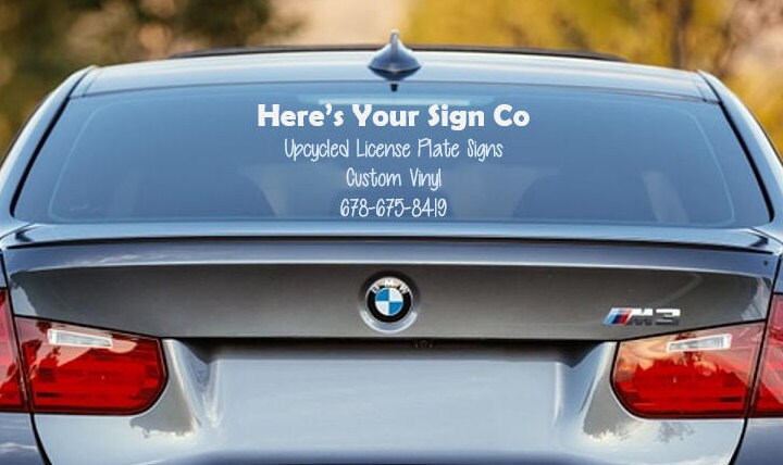 Custom Vinyl Decal | Up to 20 Characters | Custom Lettering | Cars | …