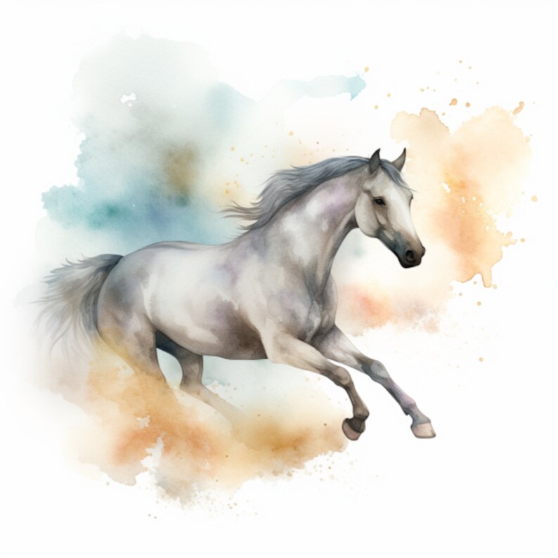 Hand Drawn Horse Illustration: Equine Art Print (Digital Download), photo 2 of 2
