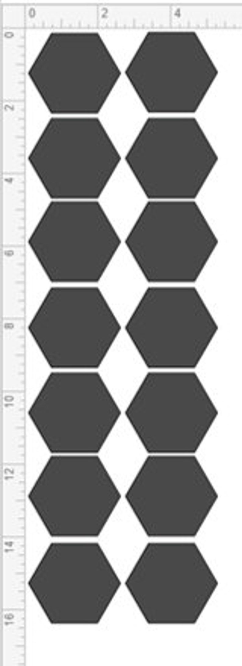 Hexagon 2.5" wide Shaped Window Clings. Set of 14. Sun Catcher. Rainbow Window Prism…, photo 10 of 10