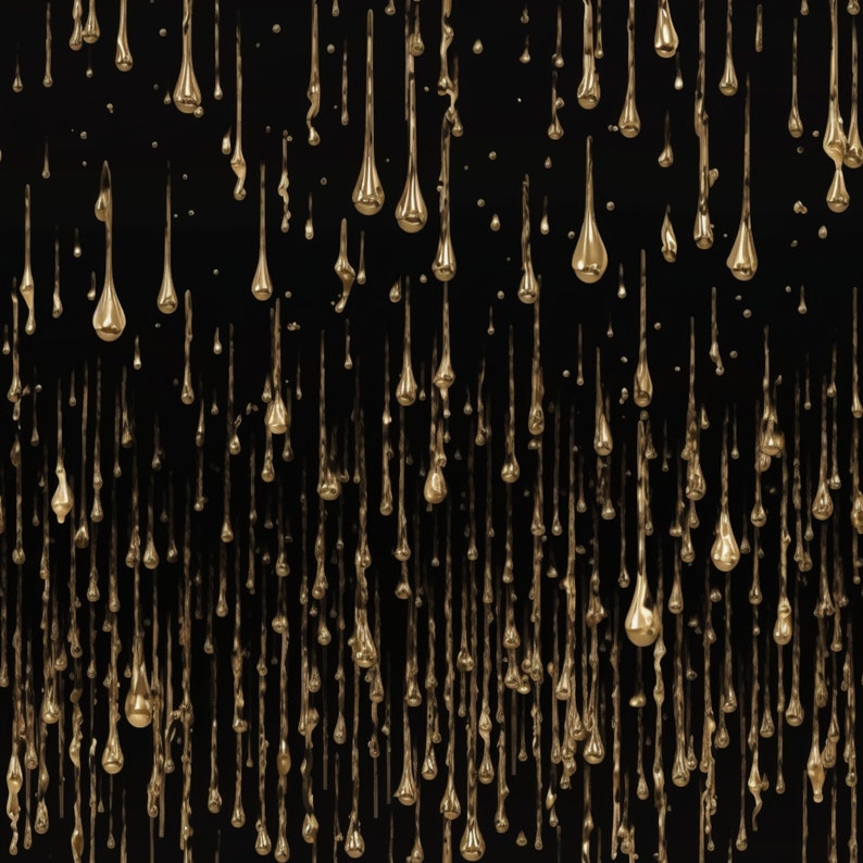 Black and Gold Art Deco Seamless Pattern: Scrapbook Paper (Digital Download), photo 7 of 10