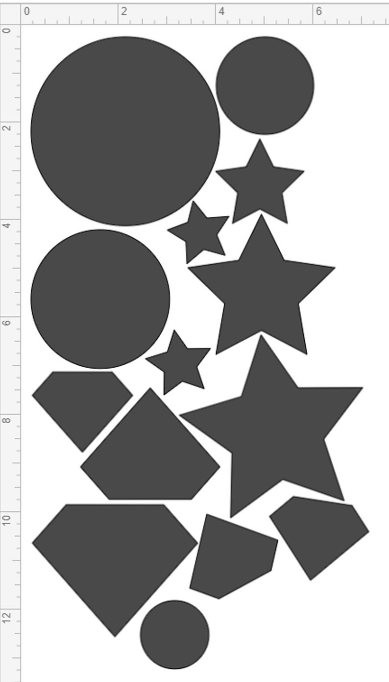 Geometric Shaped Window Clings. Circles, Diamonds, Stars. Sun Catcher. Rainbow Window…, photo 10 of 10