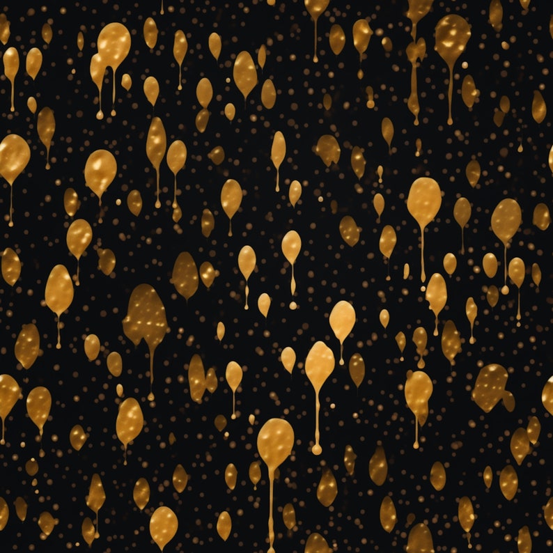 Black and Gold Art Deco Seamless Pattern: Scrapbook Paper (Digital Download), photo 8 of 10