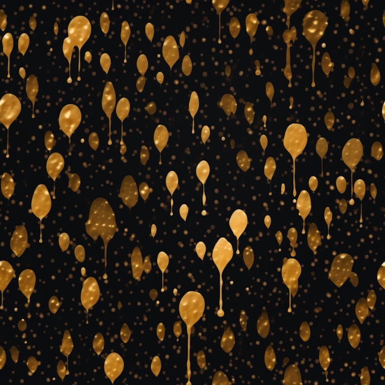 Black and Gold Art Deco Seamless Pattern (Digital Download), photo 2 of 2