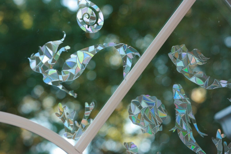 Mermaids, Shells and Coral Window Clings - 10 total with bonuses! Sun Catcher. Rainbow…, photo 5 of 10