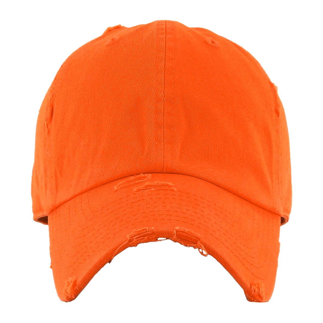 Distressed Denim Vintage Baseball Cap With Velcro Closure, Denim Ball