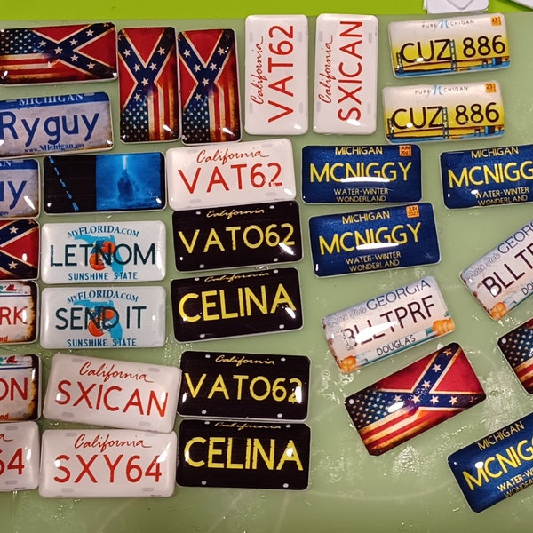 Rc Car License Plate Etsy