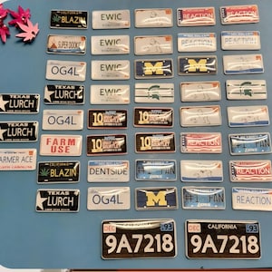 Custom RC License Plates – 2-Piece Set for Scale Models (All Scales)