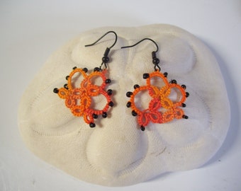 Shuttle Tatted Earrings