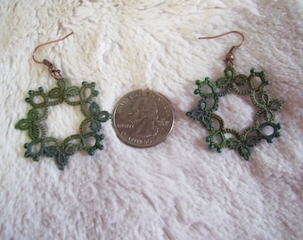 Shuttle Tatted Earrings