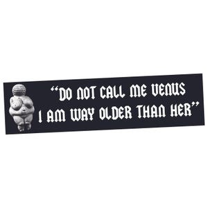 Venus of Willendorf Bumper Sticker