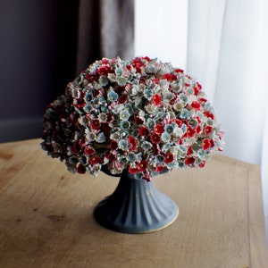 Farmhouse style half sphere, Mini Country flowers, bowl filler, Home decor, Summer Flowers, Fall decor, Christmas Decor, Wedding Flowers