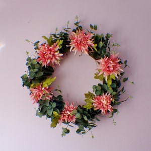 Front Door Wreath, Fall Wreath, Eucalyptus Wreath, Fall Wreath, Summer Wreath, Peony Wreath, Pink Green Wreath Year Round Wreath Mothers Day